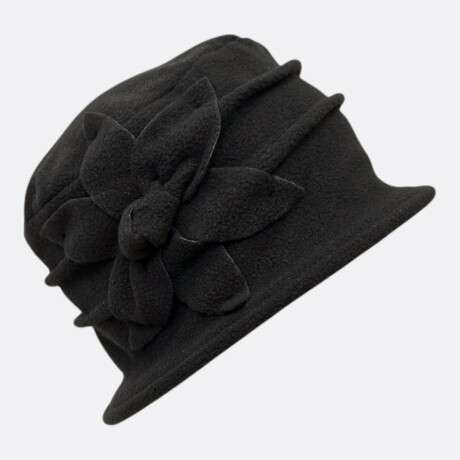 Gorro De Abrigo Cloche Mujer Negro