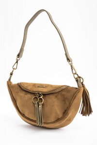 Cartera Gamuza Vegana Oliva