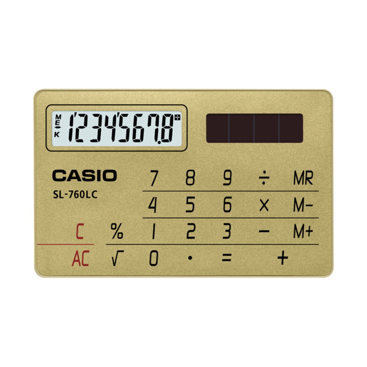 Calculadora tarjeta SL-760 LC - GD 