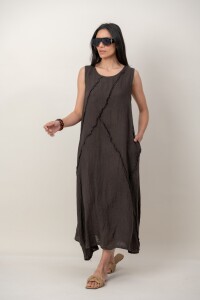 VESTIDO TIALLI Chocolate