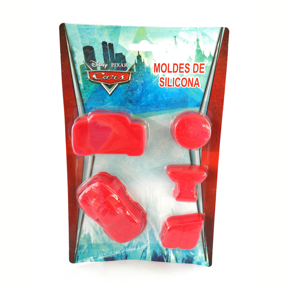 Set x5 Molde de Silicona - Cars 