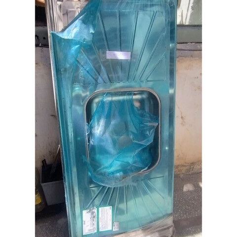 [OUTLET] Pileta Central de Acero Inoxidable y base en Hormigón Abollada 120 x 54 x 14,2 cm [OUTLET] Pileta Central de Acero Inoxidable y base en Hormigón Abollada 120 x 54 x 14,2 cm