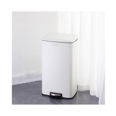 PAPELERA 30L LJT04-30 BLANCO ACERO LJT04-30-4