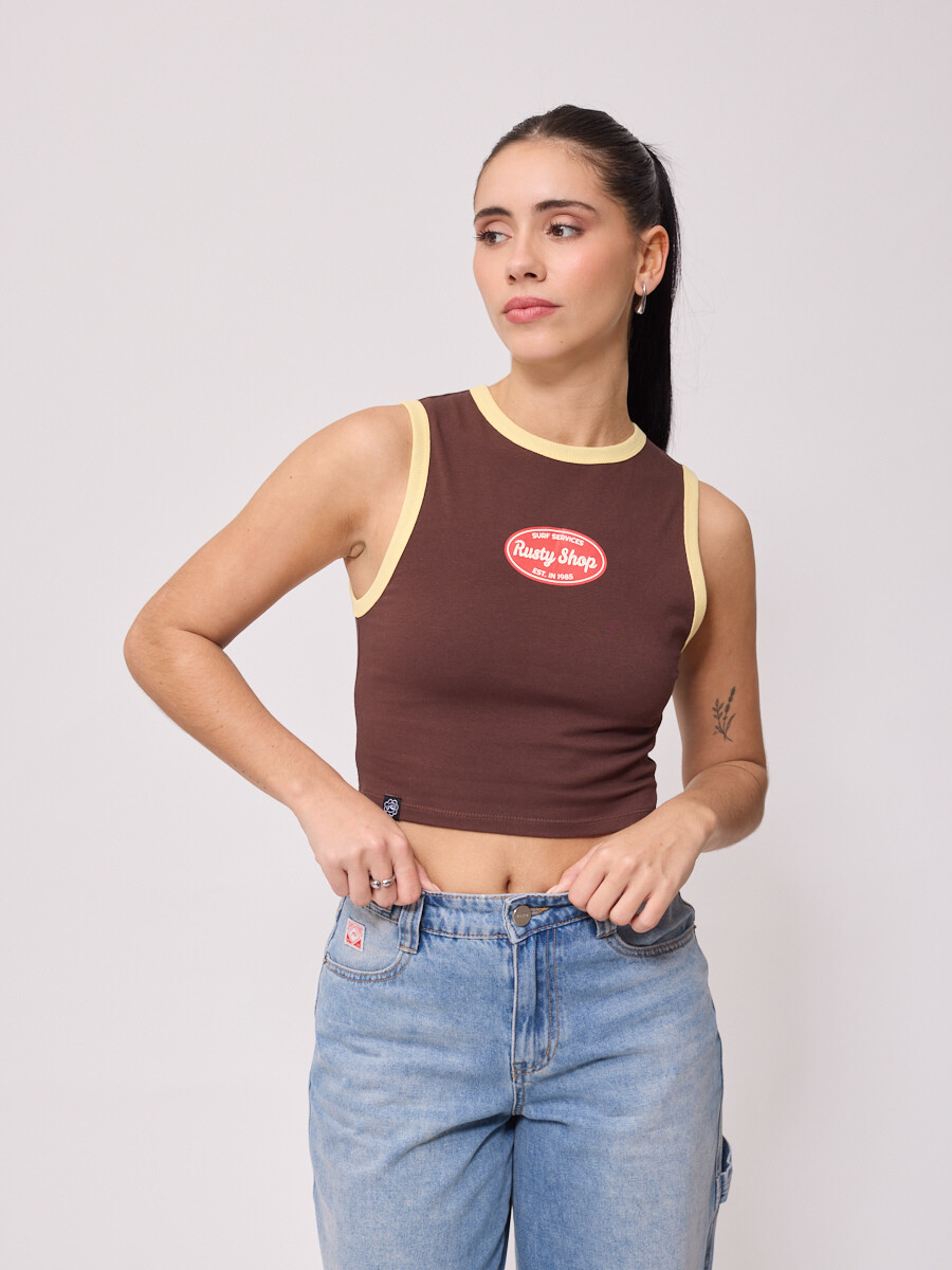 MUSCULOSA BELIN RUSTY - Chocolate 