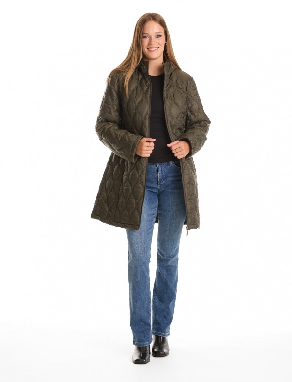 Campera Matelassé Wave OLIVA