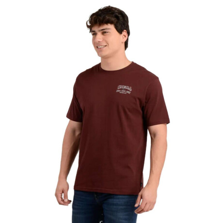 Remera Oneill Daily Driver Bordo