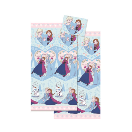 Juego de sábanas Infantil Frozen 1 Plaza 100% Microfibra