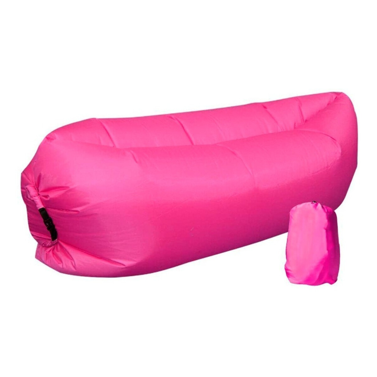 Sillón Inflable Para Exteriores Con Tela Anti Desgarrante - Variante Color Rosado 