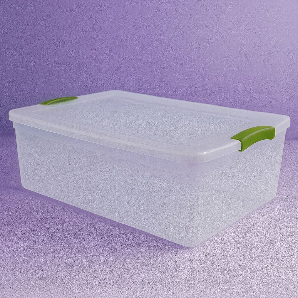CAJA ORGANIZADORA 32 LTS TRANSPARENTE WENBOX 
