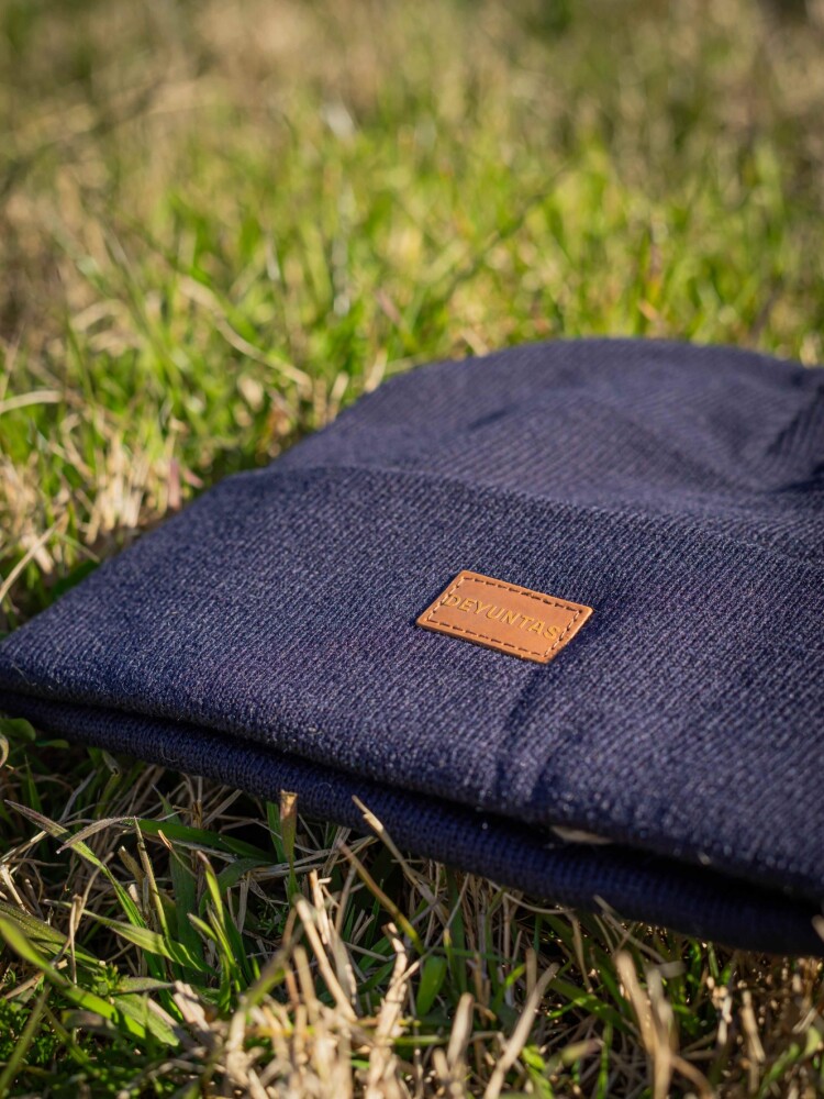 Gorro de lana Azul