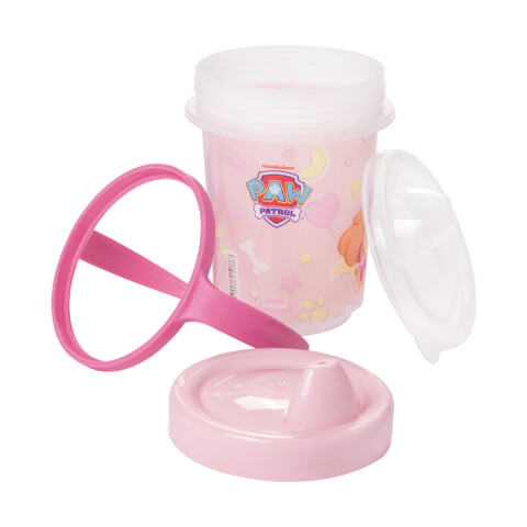 Vaso Entrenador con Tapa Paw Patrol 330 ml ROSA CLARO