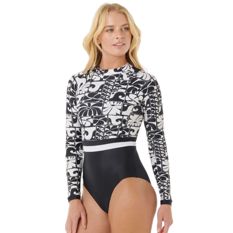 Lycra Rip Curl Aots Ty Williams Upf Suit - Negro Lycra Rip Curl Aots Ty Williams Upf Suit - Negro