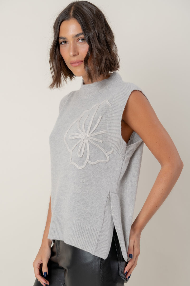 Chaleco Lirio Gris