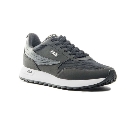 Fila Champion Retro Flag Mujer Negro-Blanco