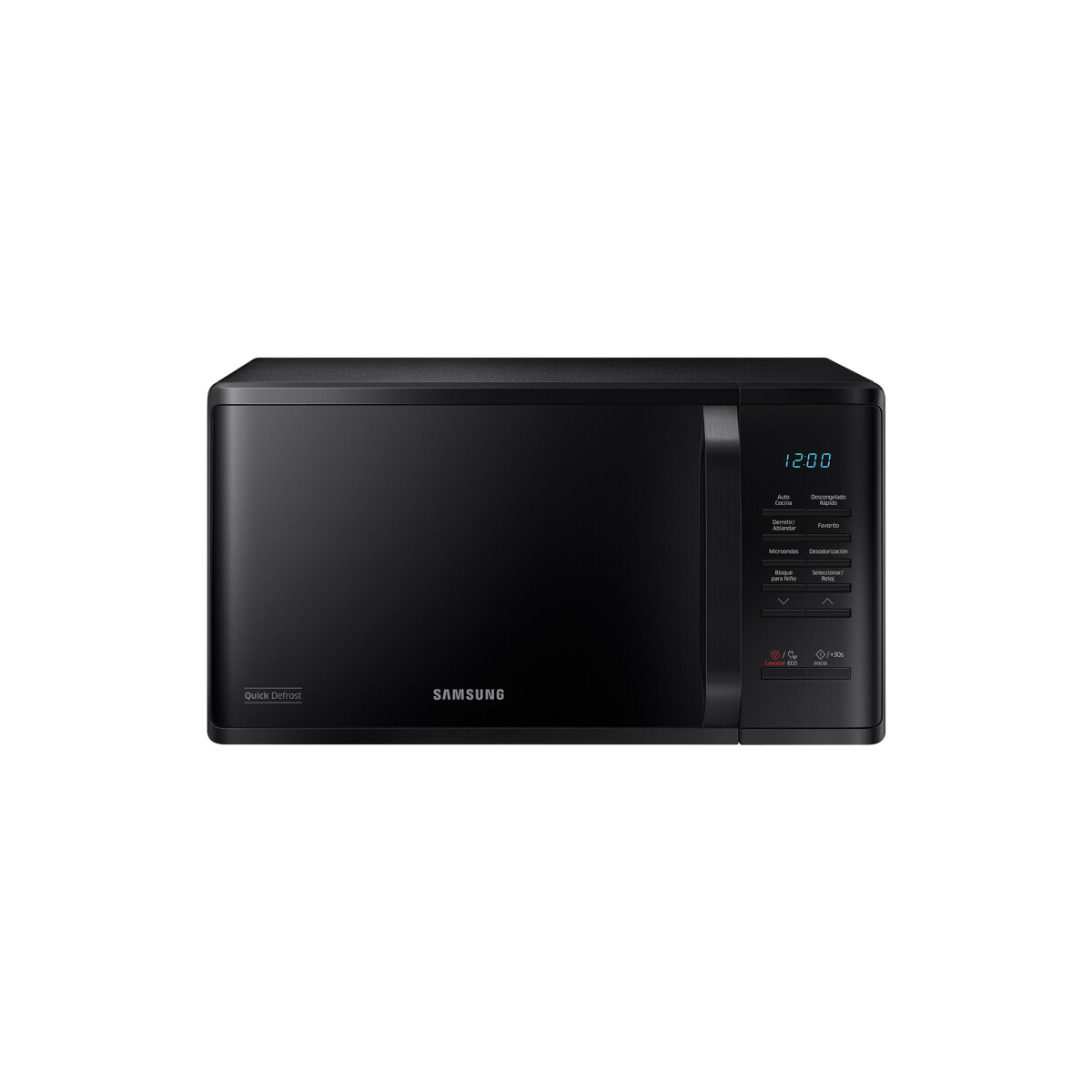 Microondas Samsung 23 L Quick Defrost Negro MS23K3513AK 