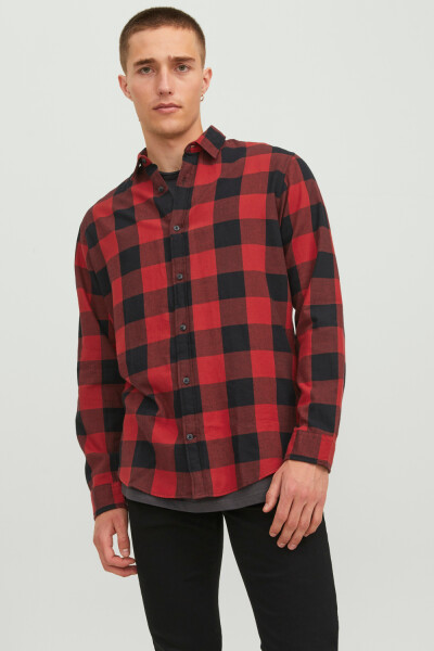 CAMISA GINGHAM CUADRO LEÑADOR Brick Red