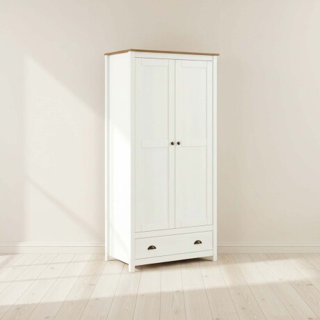 PLACARD ROPERO 2 PUERTAS MADERA NATURAL-BEIGE TOPAZIO