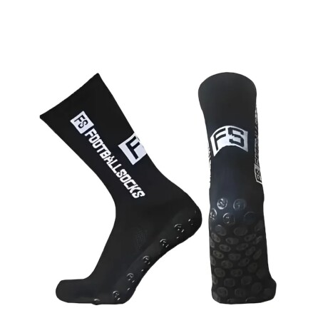 Par de Medias Deportivas Antideslizantes para Fútbol FS Negras