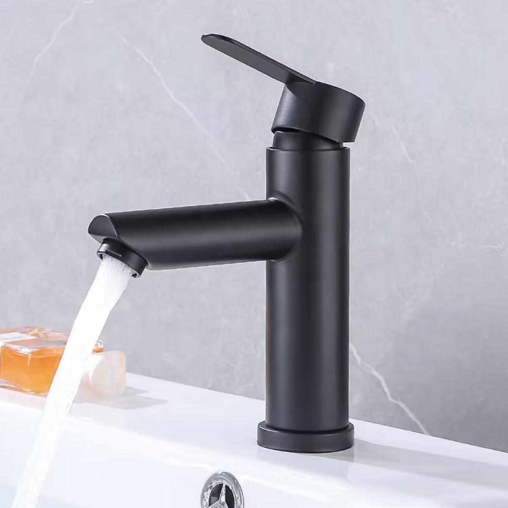 Monocomando lavatorio negro mate Milano Slim Monocomando Lavatorio Negro Mate Milano Slim