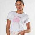 T-SHIRT GLITTER Blanco