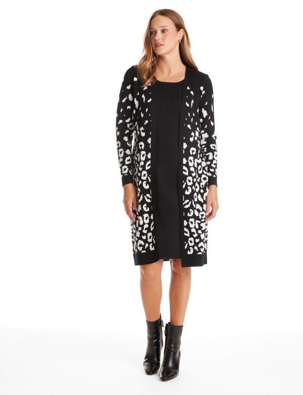 Vestido Twofold NEGRO/CRUDO