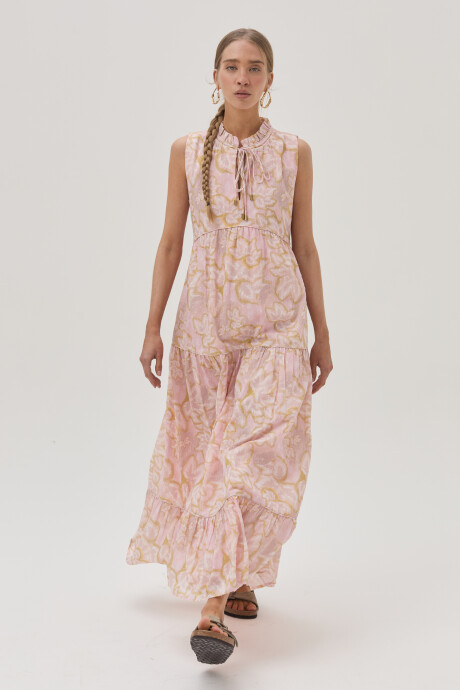 Vestido Gardenia Rosa Claro