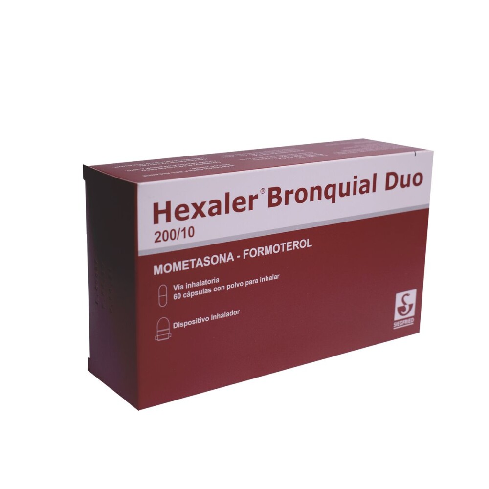 HEXALER BRONQUIAL DUO 200/10 CJ X 60 CÁP única