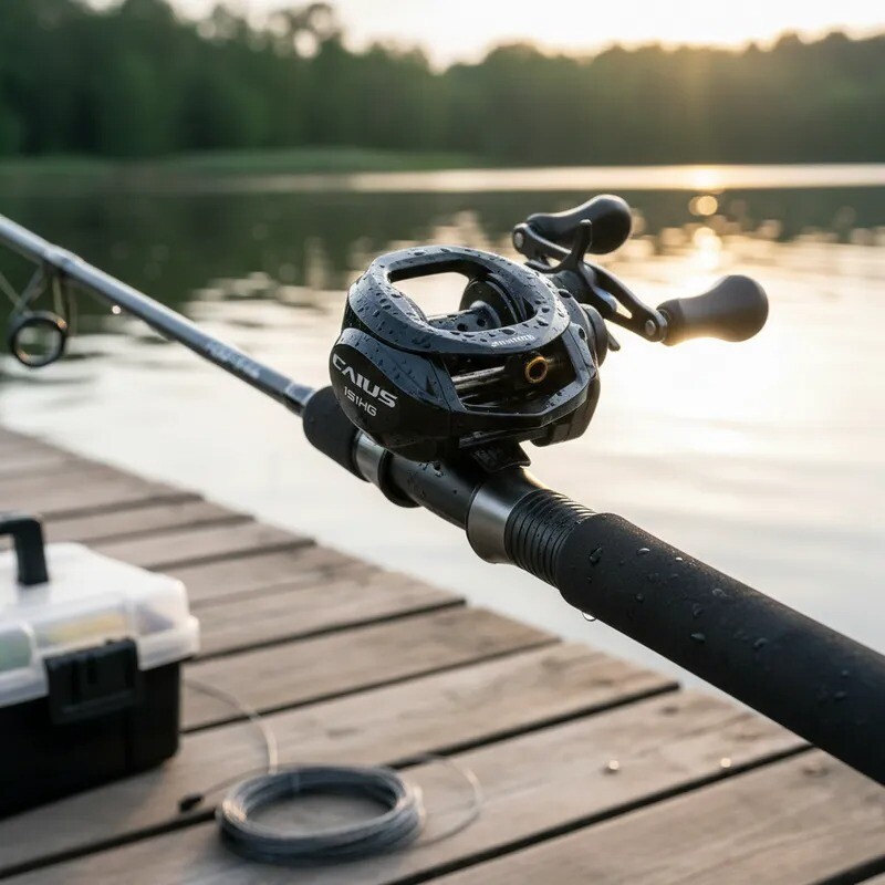 Caña Shimano Caius + Reel Shimano Caius 2,05 Mts Caña Shimano Caius + Reel Shimano Caius 2,05 Mts