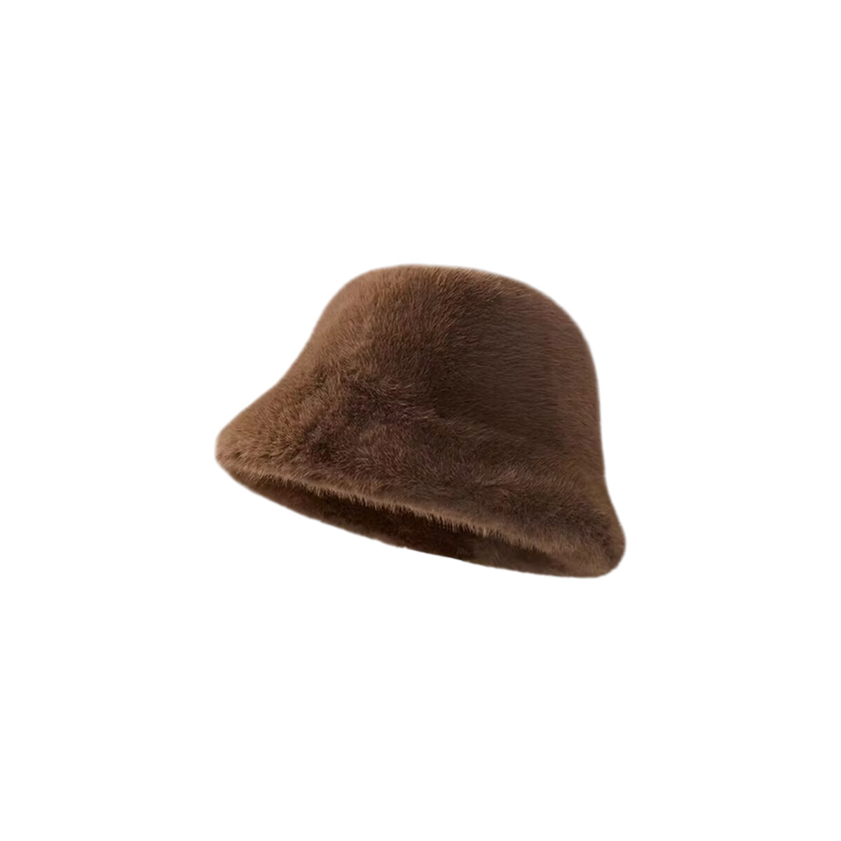 Gorro piluso peluche - Marron 