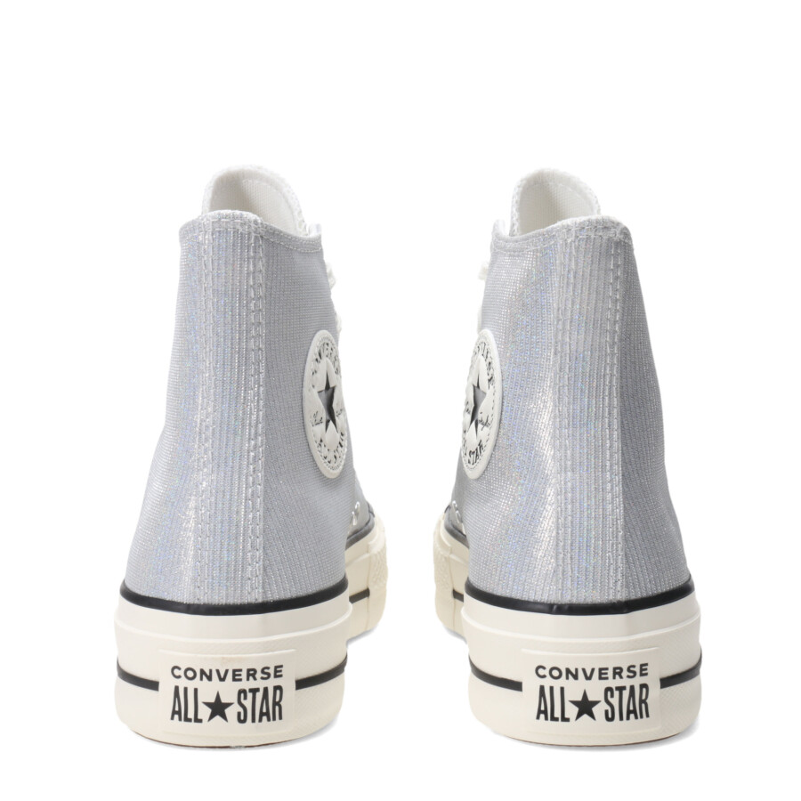 Championes de Mujer Converse Ctas Lift Hi Blanco - Plata