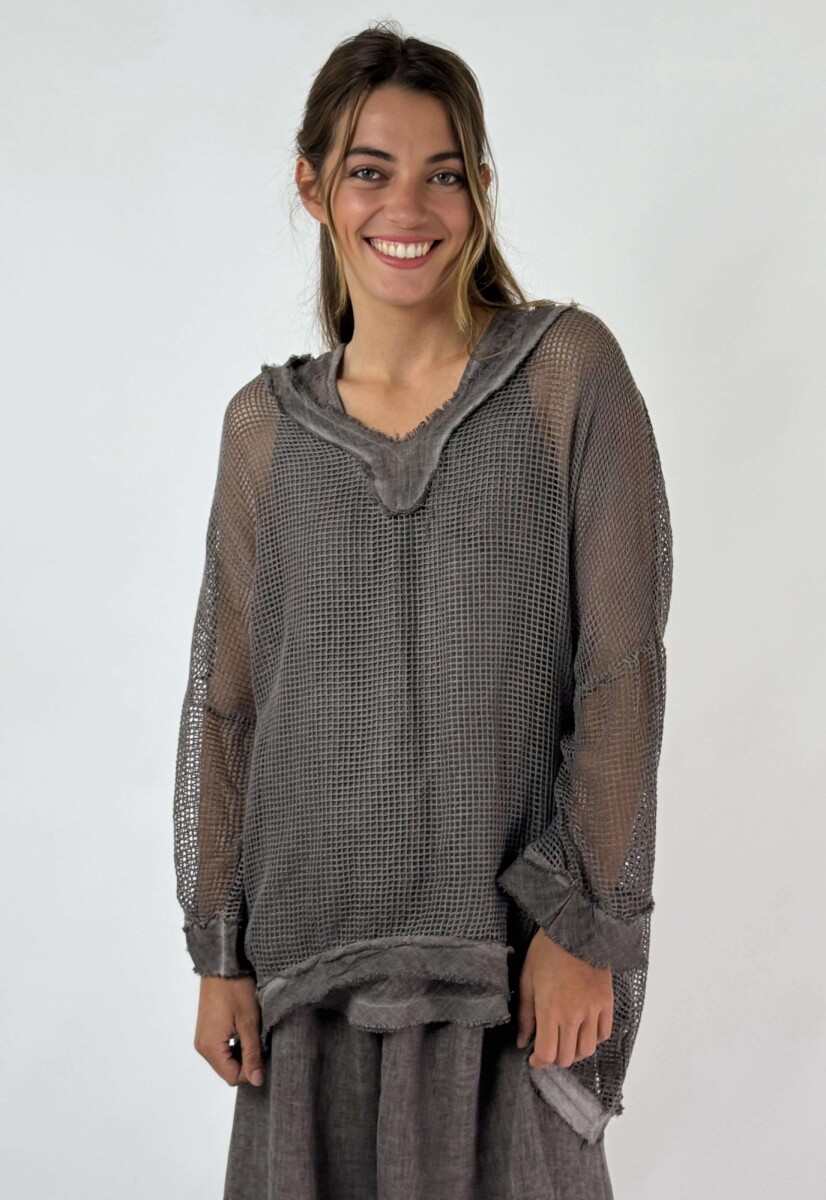 TOP AMAPOLA - MARRON 