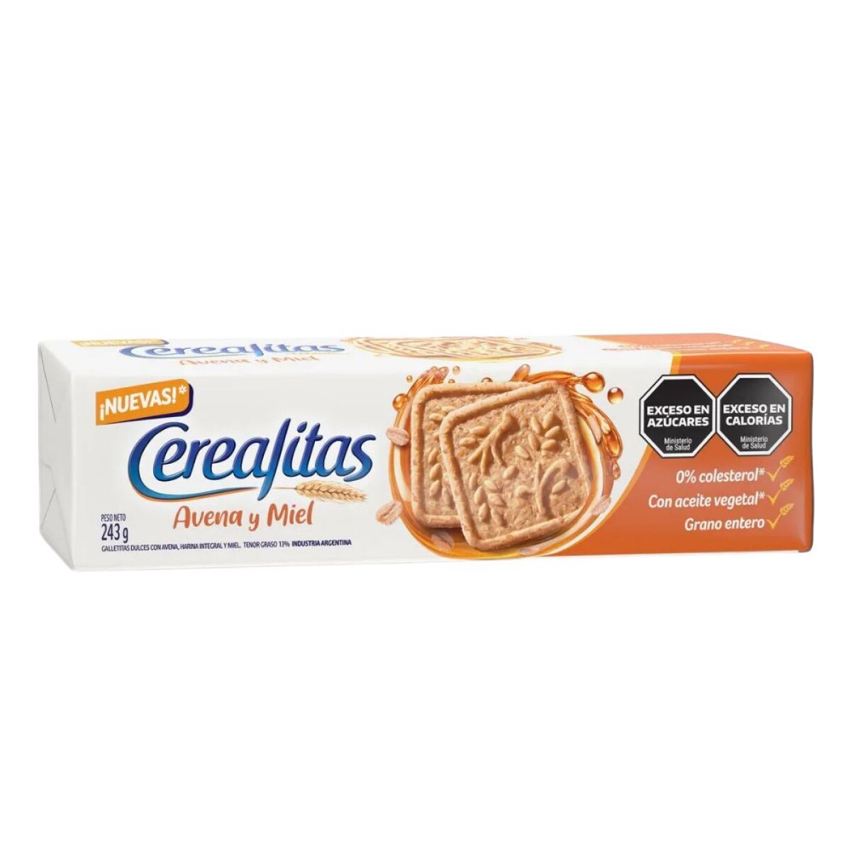 Cerealitas Avena Y Miel 243g 
