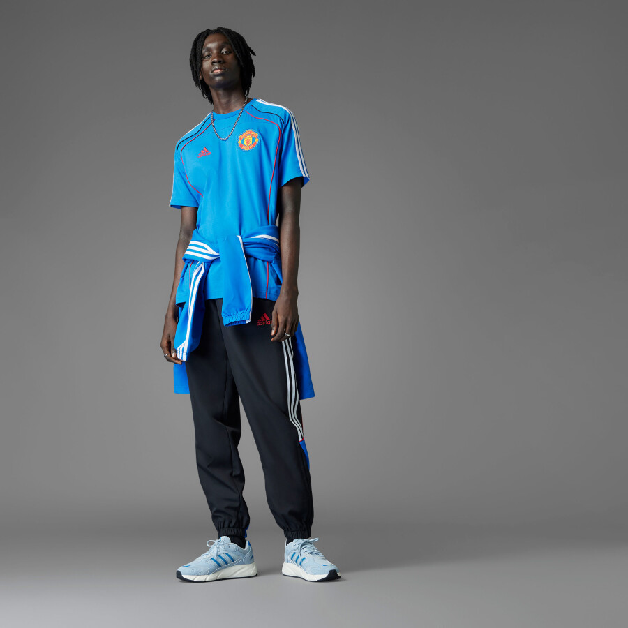 Remera de Hombre Adidas Manchester United Azul - Rojo - Blanco