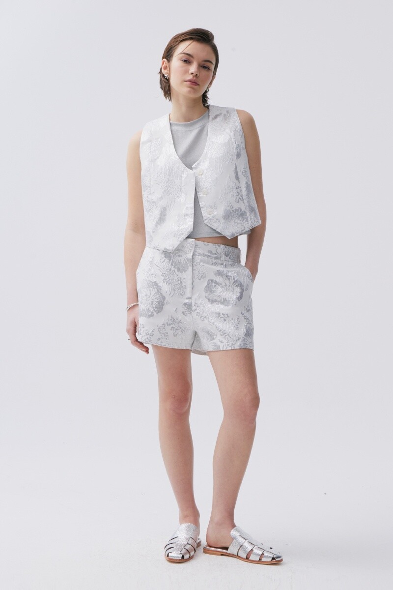 Short Edén Plateado