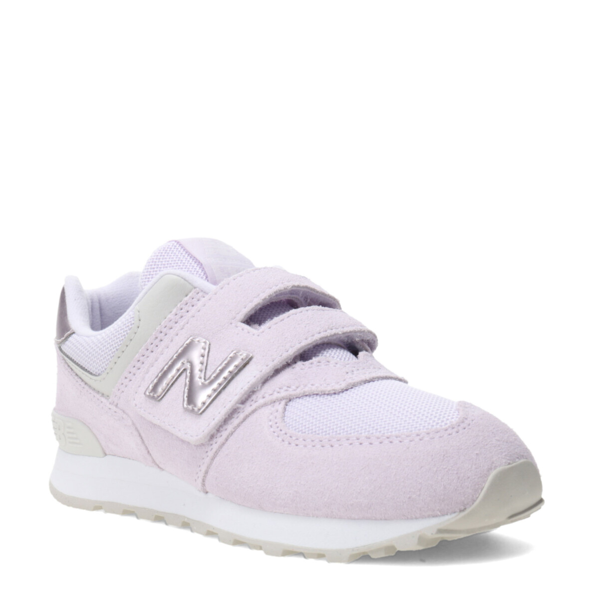 Championes de Niños New Balance Championes 574 - Lila - Plata 