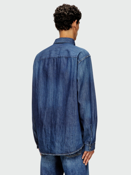 DIESEL - Camisa D-Simply Manga Larga Blanco