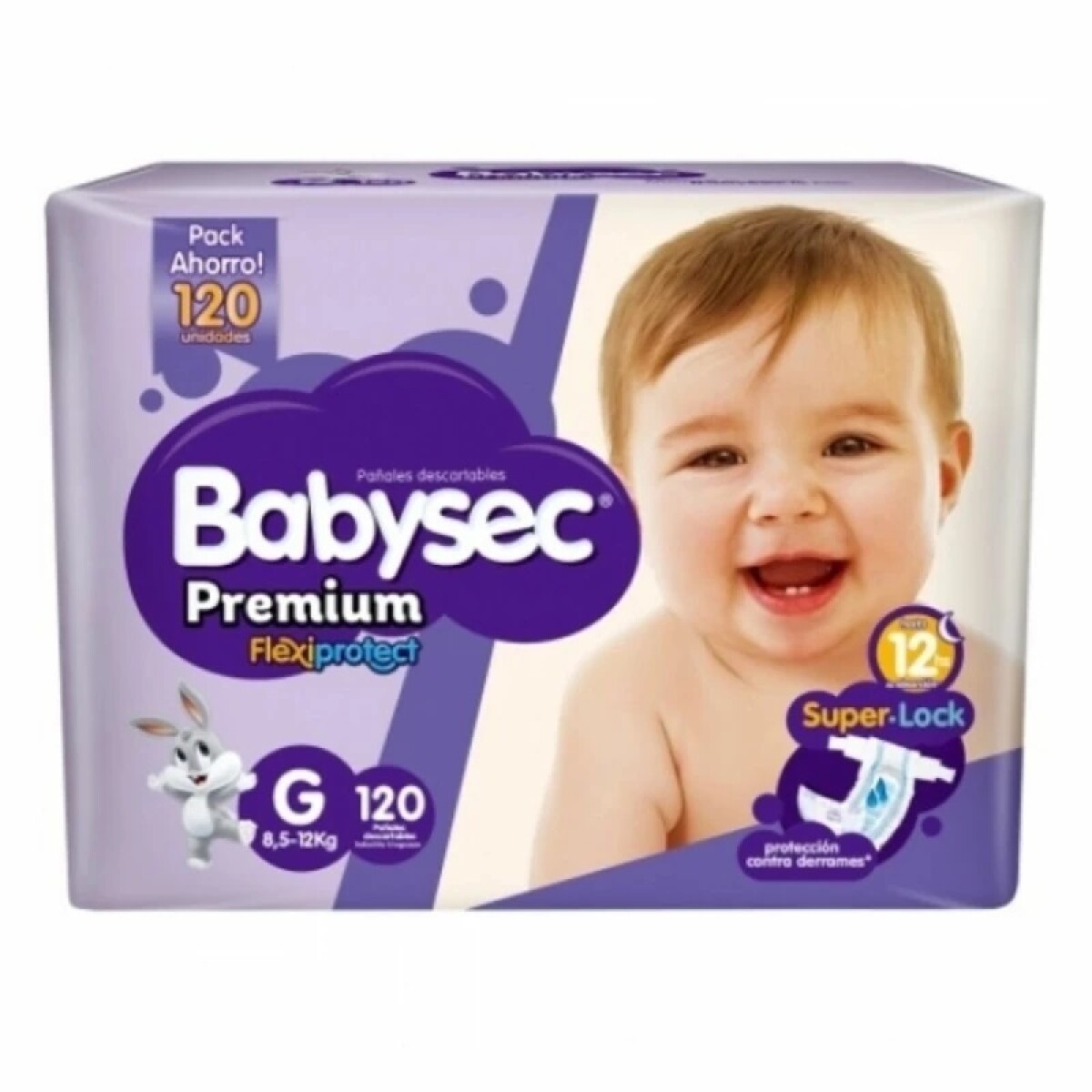 Pañales Babysec Premium Flexiprotect G - X120 