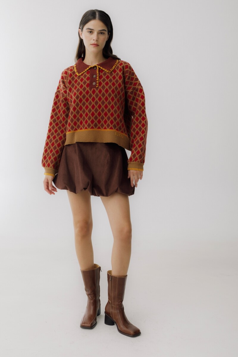 BUZO POLO LUCK Camel