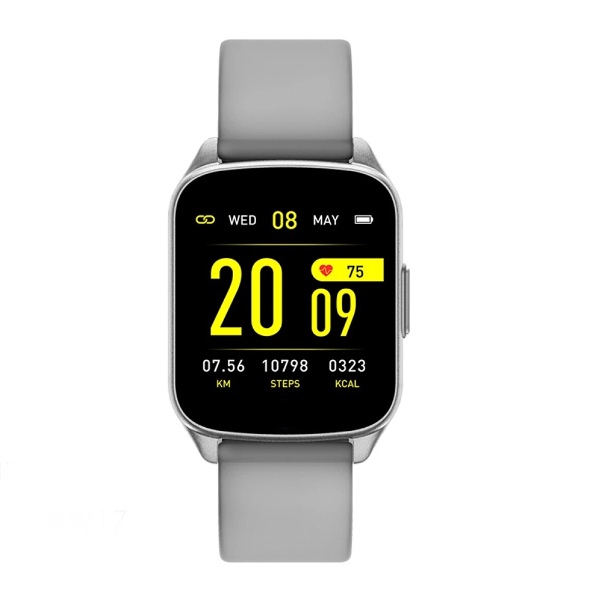Reloj Inteligente Fitness Smartwatch Pulsaciones KW17PRO - Gris 