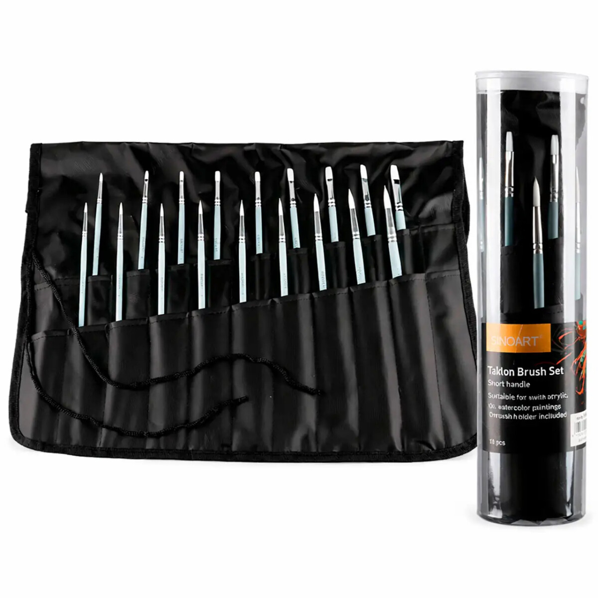 Pinceles Sinoart estuche x 18 