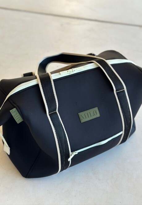 Bolso Zipper Black & natural