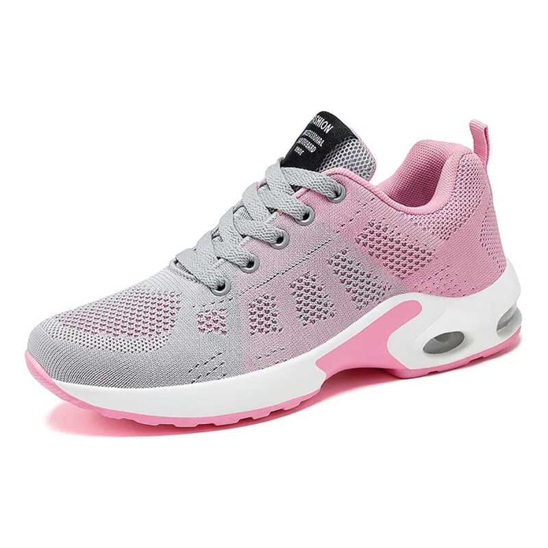Championes De Dama Calzado Sport Gran Comodidad Running Gris