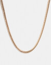 Collares Cortos Metal Collar Corto De Cadena - Dorado