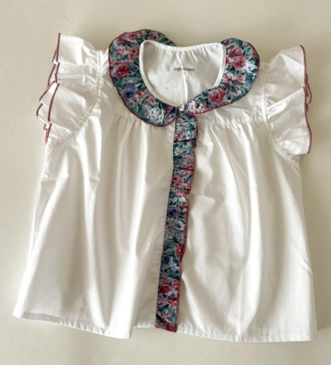Camisa Kiki rosedal blanco 
