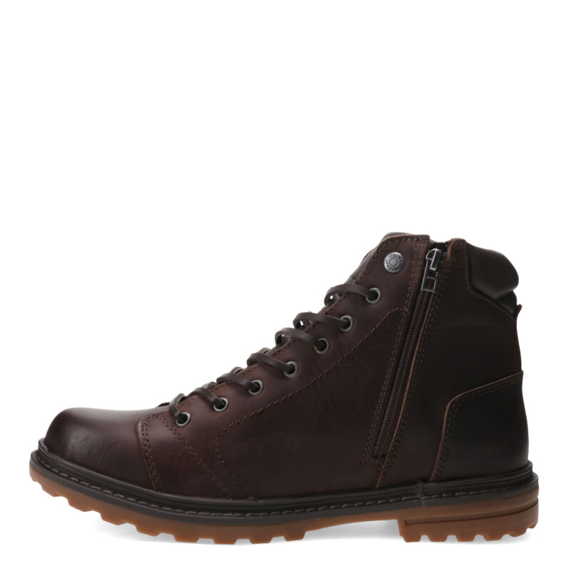 Bota de Mujer Freeway Casual Marrón Chocolate (Cuero Graso)