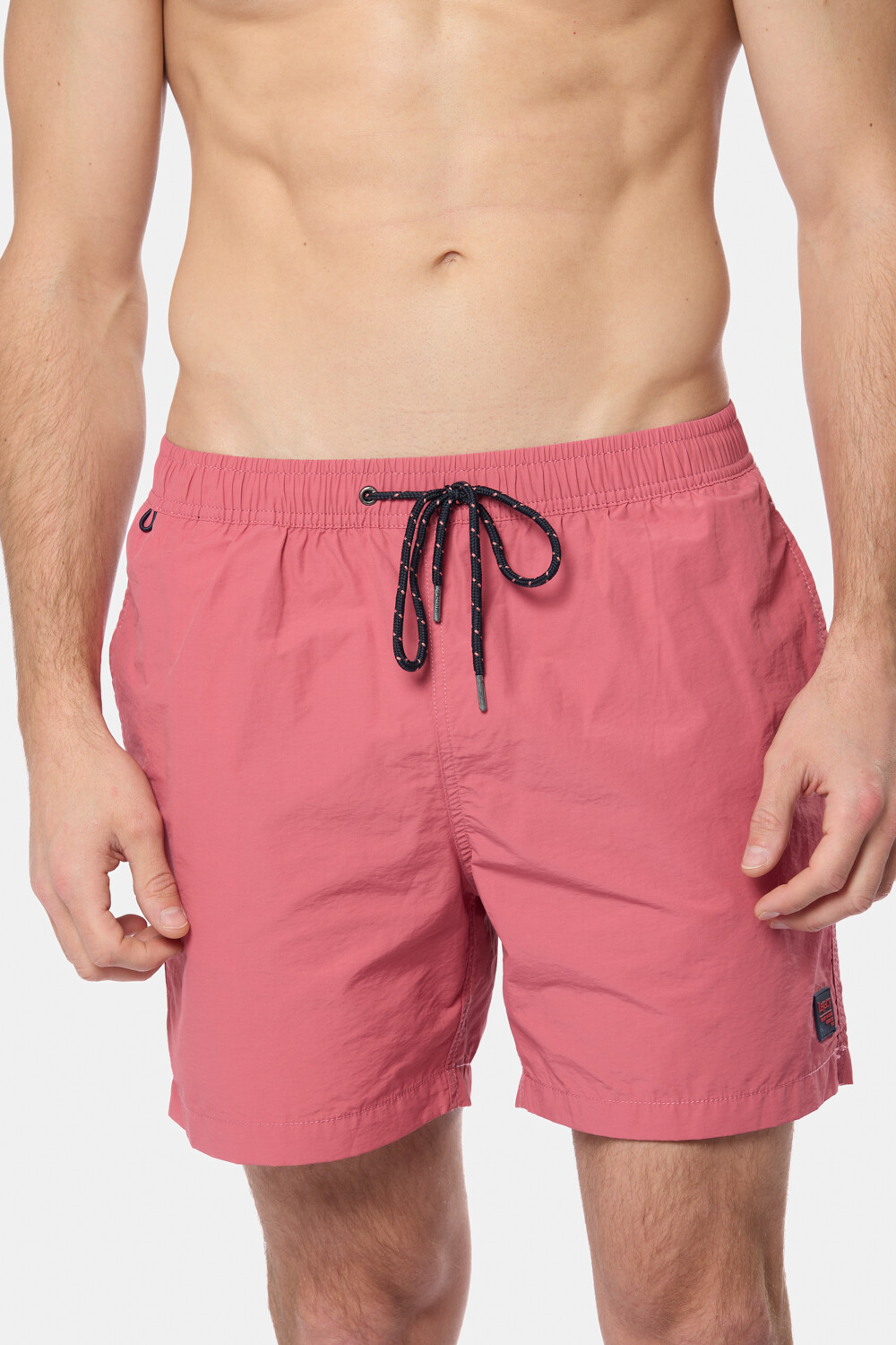 SHORT DE BAÑO LISO Rosa