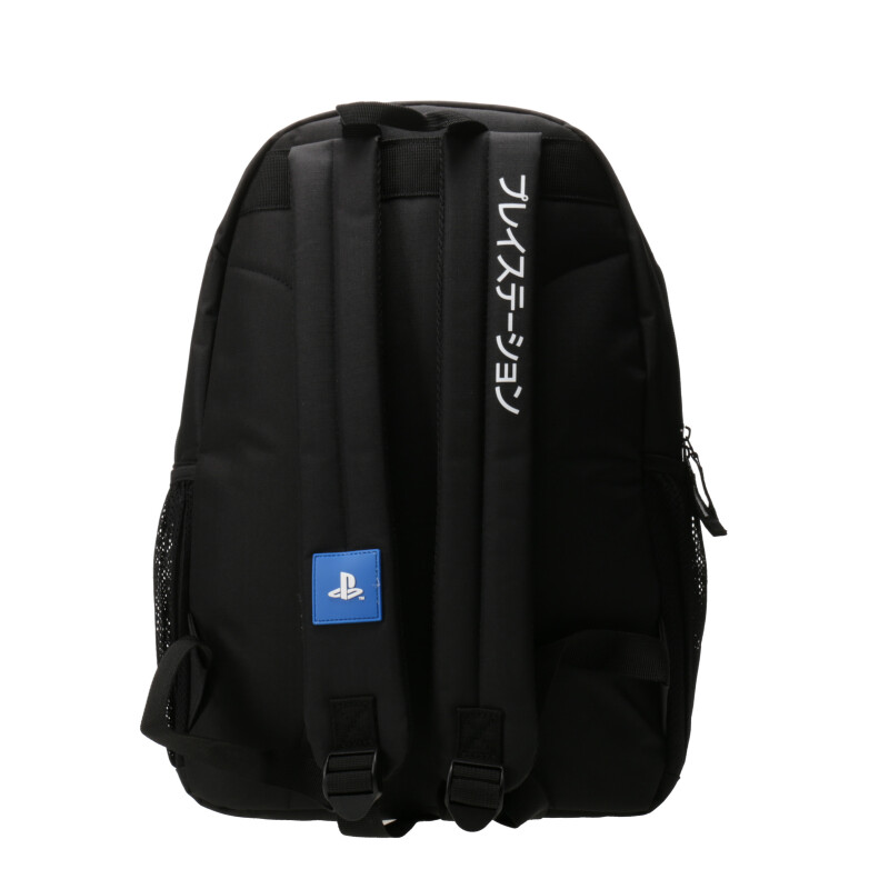 Mochila Infantil Play Station Logo Negro - Azul