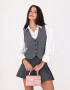 City Cartera City Efecto Croco - Rosa Viejo