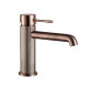 GRIFERIA LAVATORIO BAJO MESADA BRONCE SATINADO SIGNATURE BRONCE-ROSE GOLD