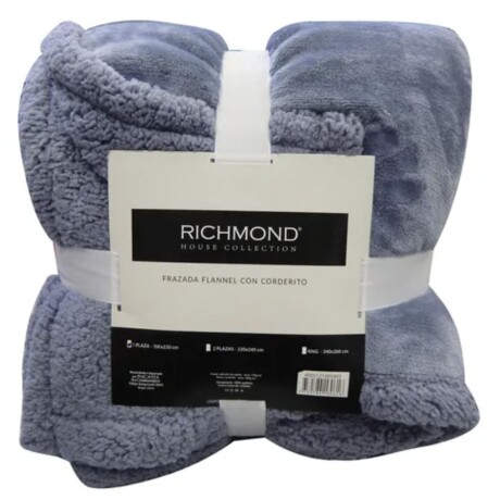 Acolchado 1 Plaza Richmond Plus Azul